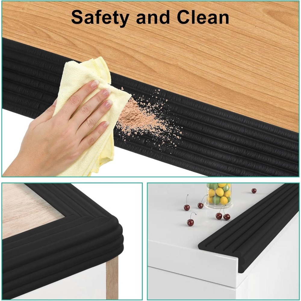 Desk Corner Mat - Desain Baru Strip anti-benturan yang ditebalkan,
