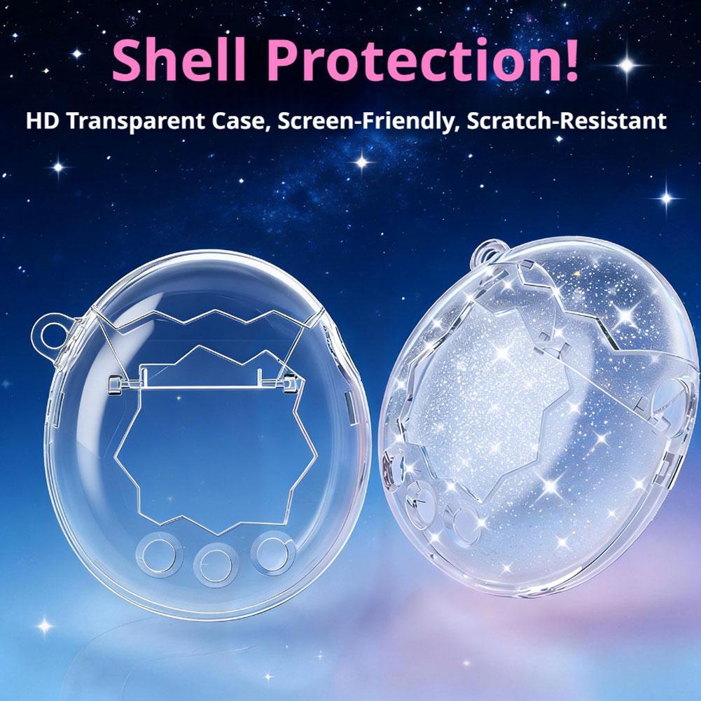 Gaming Accessories Kawaii - Cangkang pelindung transparan untuk Tamagotchi Paradise,