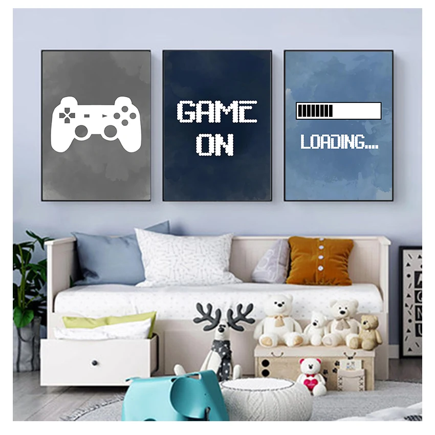Gaming Accessories Wall - Dekorasi Dinding Kamar Anak Laki-laki, Poster