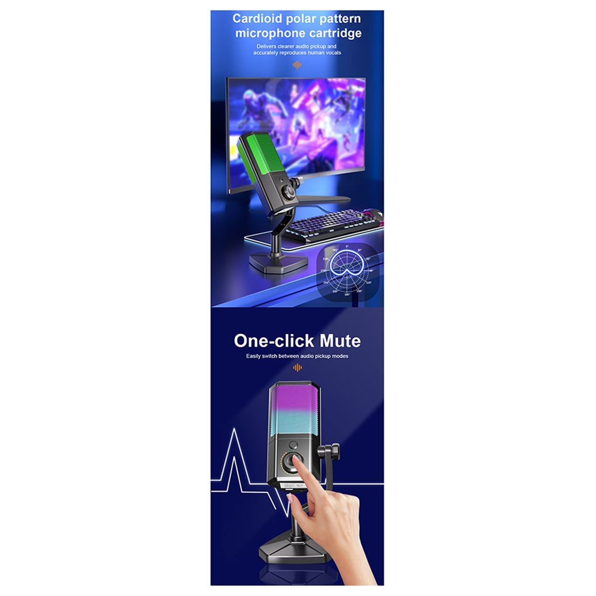 Gaming Accessories To Buy - Dapat membeli Mikrofon RGB Gaming Esports