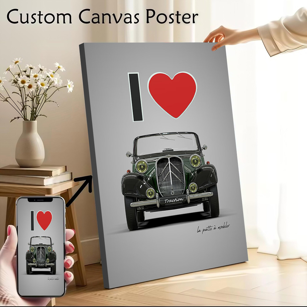 Gaming Accessories Room - Poster Kanvas Cetak I Love Traction