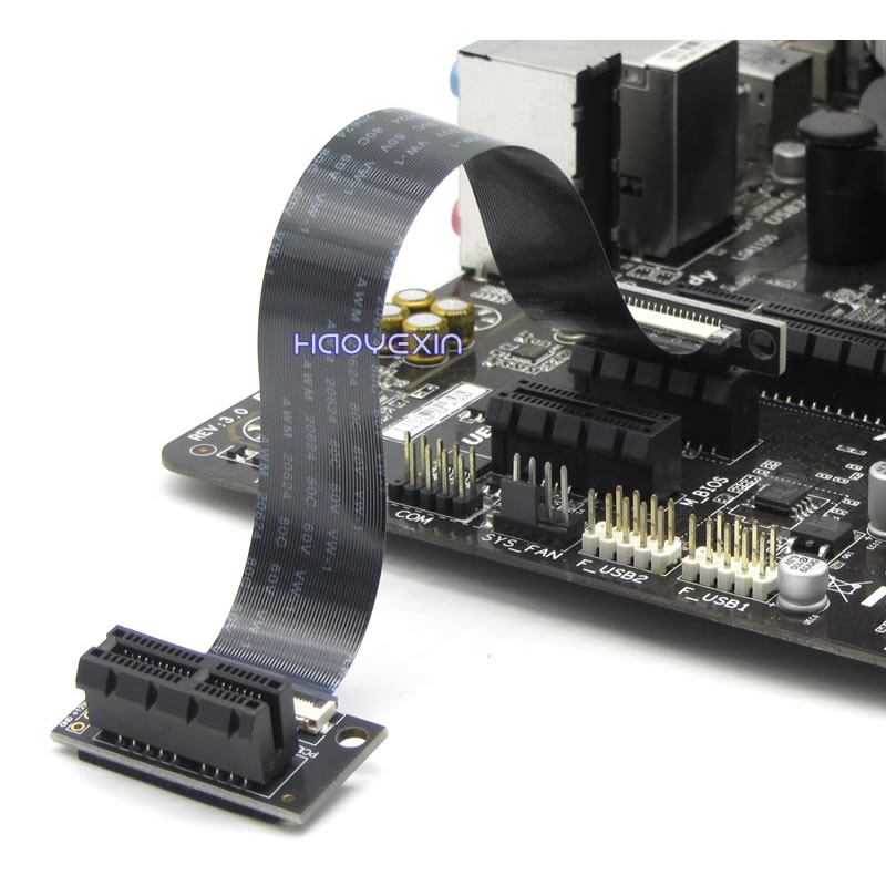 Pcie Extension Cable - Pci-e 1X FPC Express Riser Ekstensi
