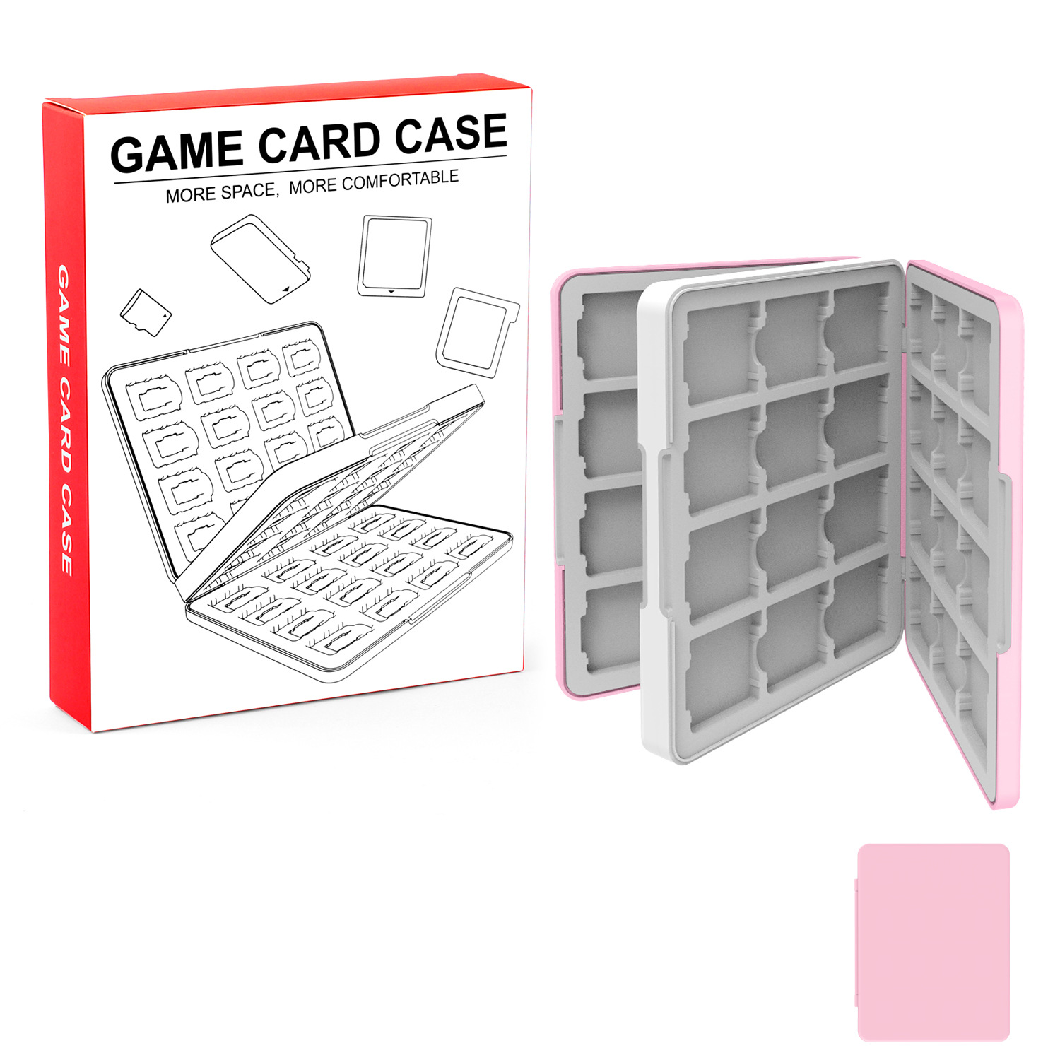 Gaming Accessories Box - Kotak Penyimpanan Kartu Memori Game 48