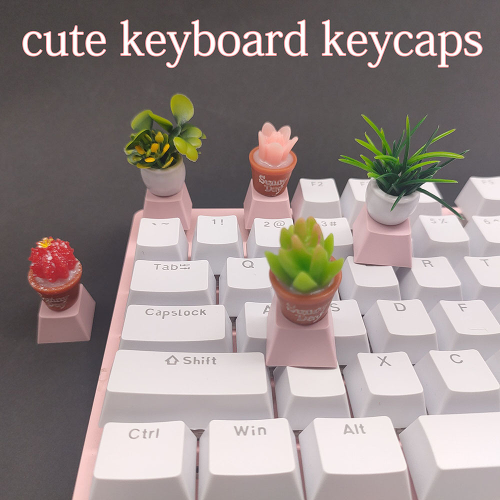 Gaming Accessories Kawaii - Keycap profil Cherry dipersonalisasi PBT Keycap