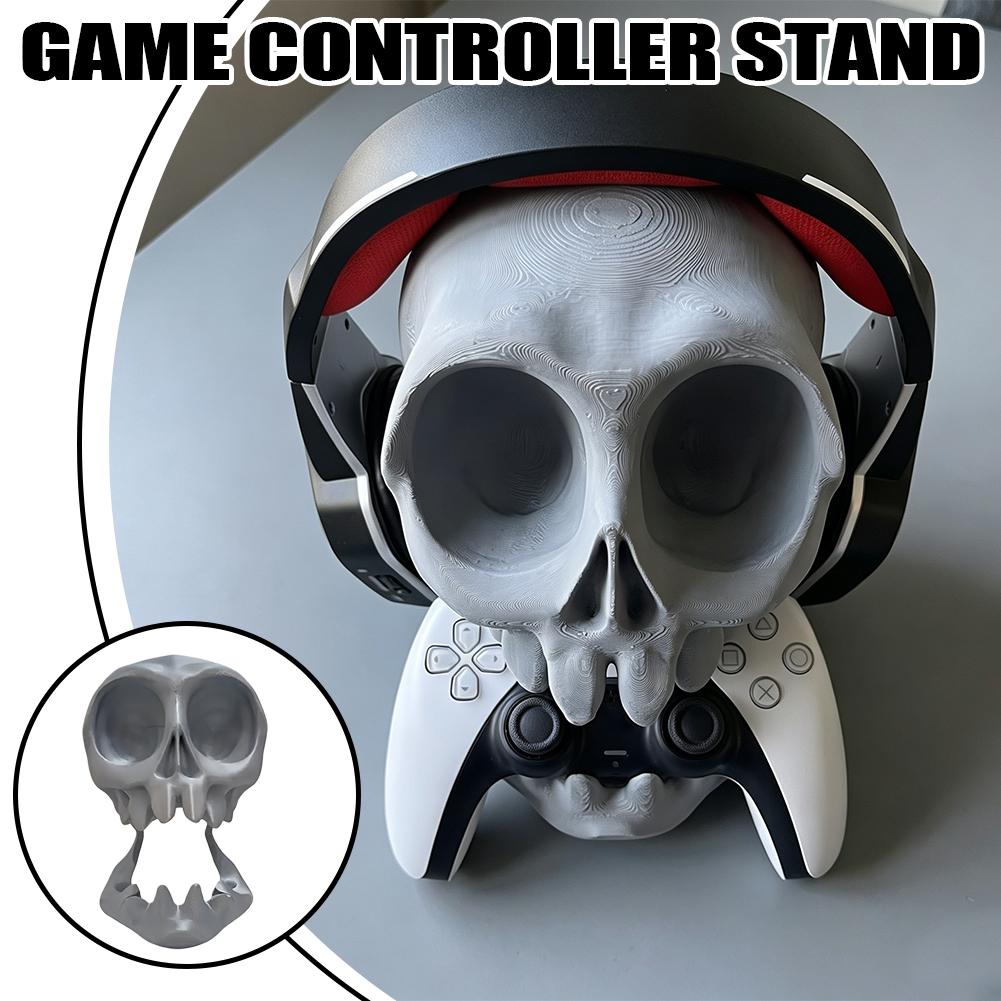 Gaming Accessories Room - Stand Gamepad Earphone Tengkorak Rak Penyimpanan