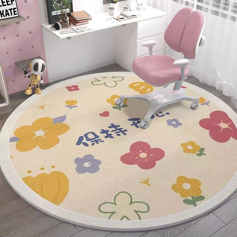 Desk Corner Mat - Karpet Bulat untuk Kamar Anak –