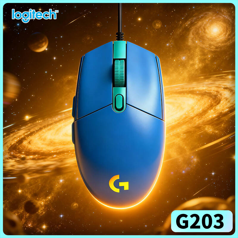 Logitech Mouse G203 - Mouse gaming berkabel Logitech G203 yang