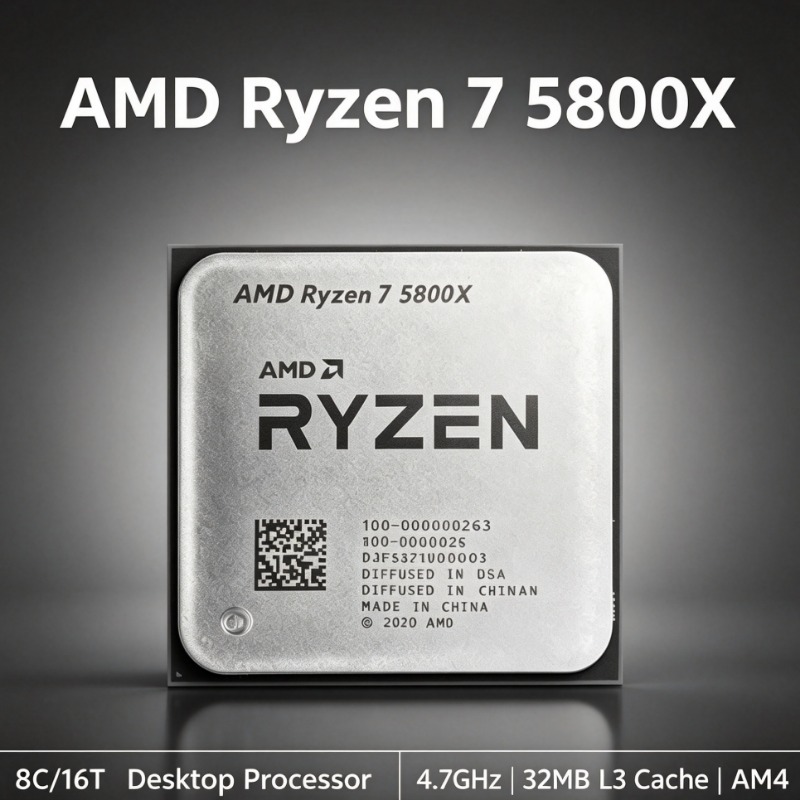 Amd Cpu Ryzen 7 - AMD Ryzen 7 5800X Untuk Motherboard