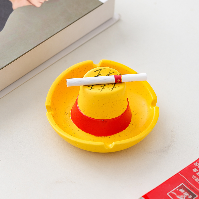 Asbak Keramik Luffy Topi Jeram - Gaming Accessories Gift For Boyfriend ulasan dan harga