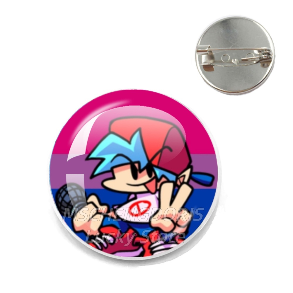 Friday Night Funkin' Pins Boyf - Gaming Accessories Gift For Boyfriend ulasan dan harga