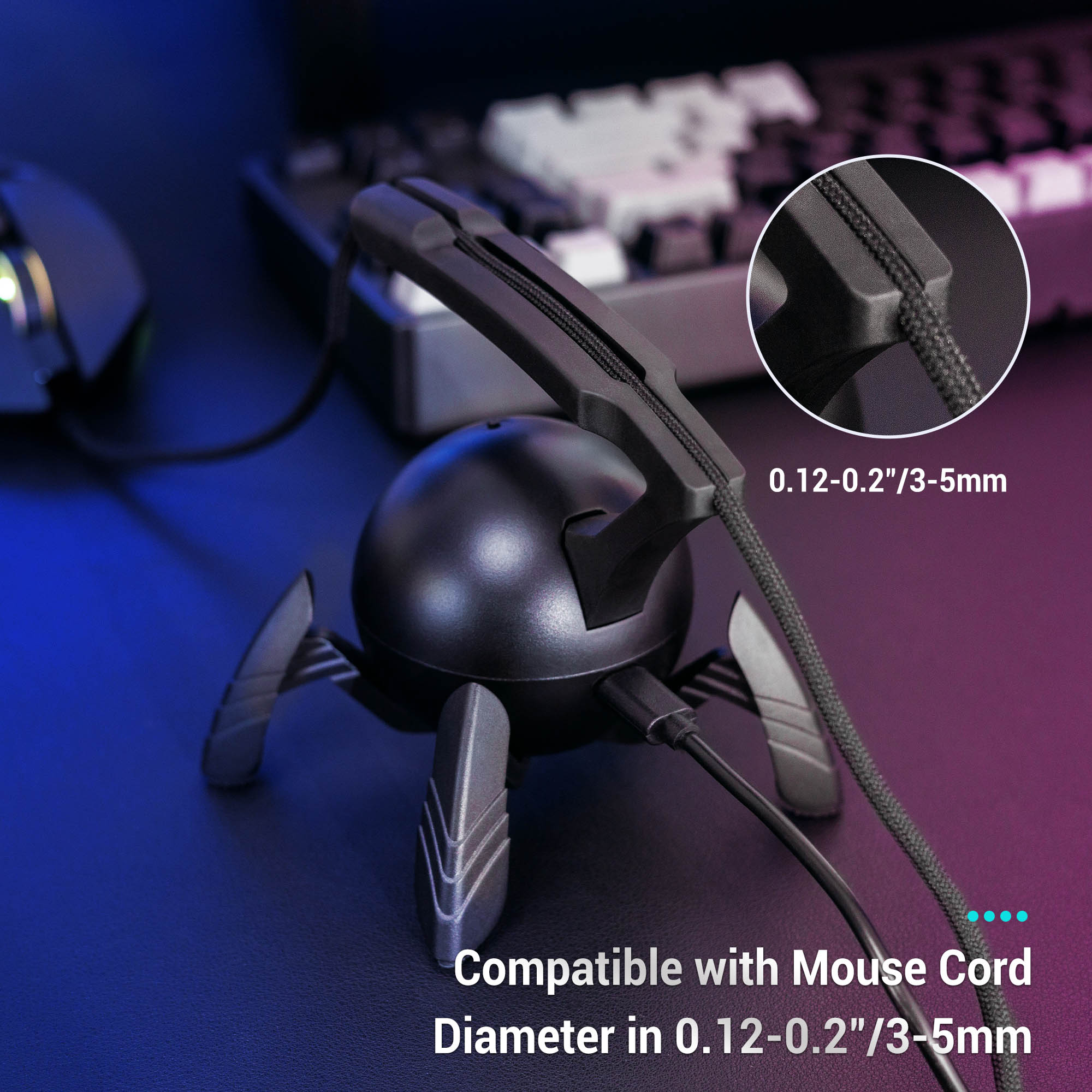 Kabel Pengikat Mouse Gaming Fl - Mouse Bungee Spring ulasan dan harga