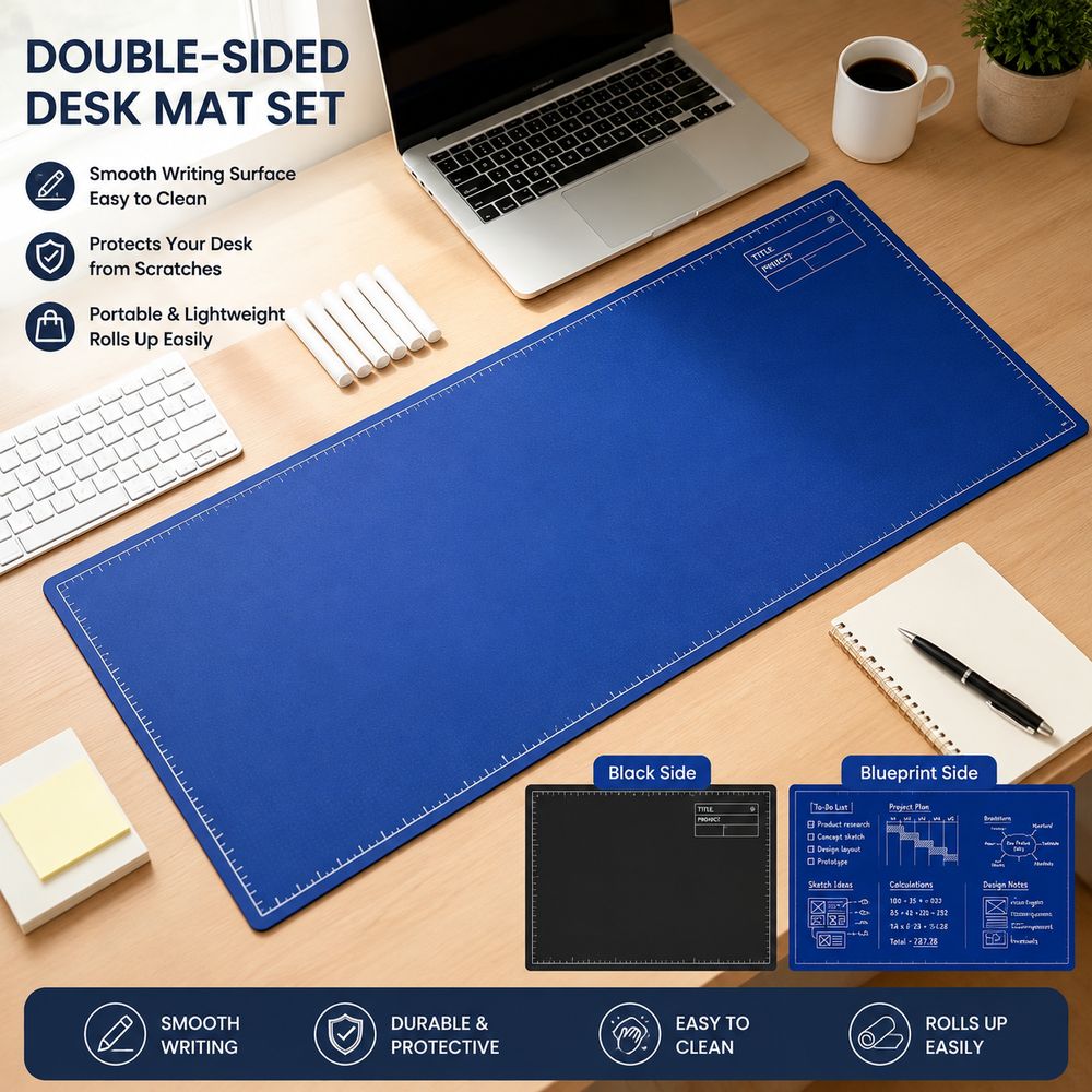 Alas Meja Dua Sisi Portabel Da - Desk Corner Mat ulasan dan harga