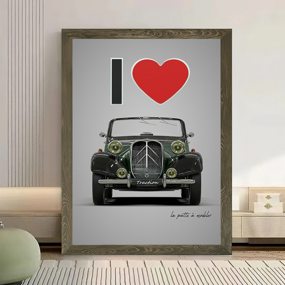 Poster Kanvas Cetak I Love Tra - Gaming Accessories Room ulasan dan harga