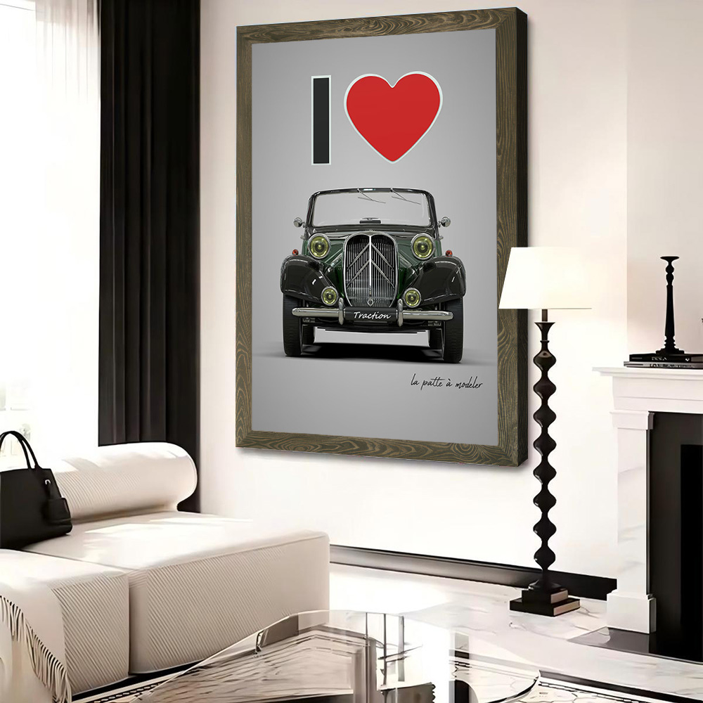 Poster Kanvas Cetak I Love Tra - Gaming Accessories Room ulasan dan harga