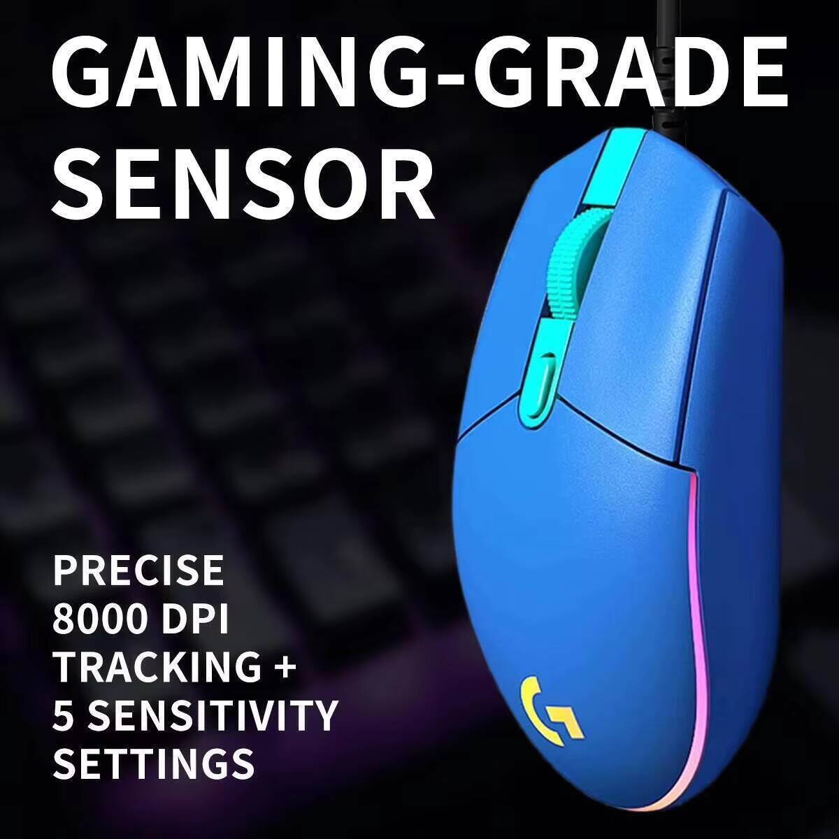 Mouse gaming berkabel Logitech - Logitech Mouse G203 ulasan dan harga