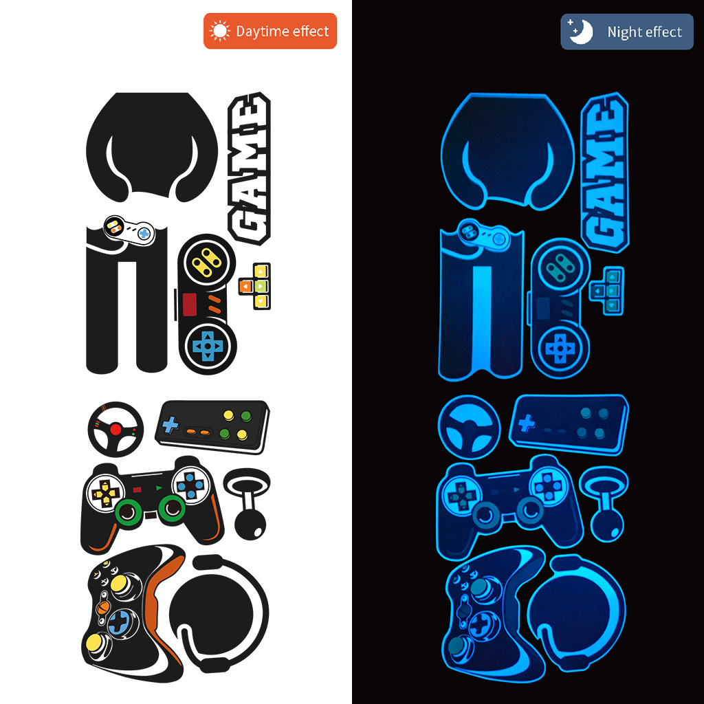 Stiker Dinding Bercahaya Game  - Gaming Accessories Wall ulasan dan harga