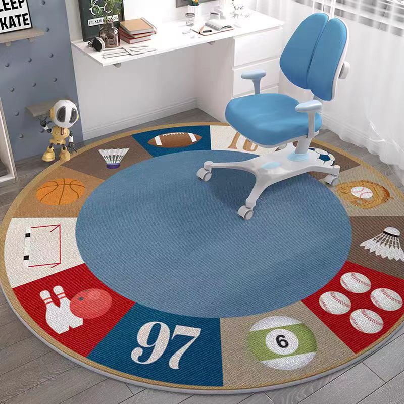 Karpet Bulat untuk Kamar Anak  - Desk Corner Mat ulasan dan harga
