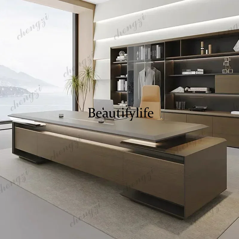 Meja Kantor Estetis, Meja Kerj - Gaming Accessories Table ulasan dan harga