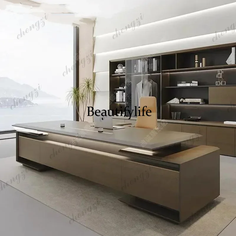 Meja Kantor Estetis, Meja Kerj - Gaming Accessories Table ulasan dan harga