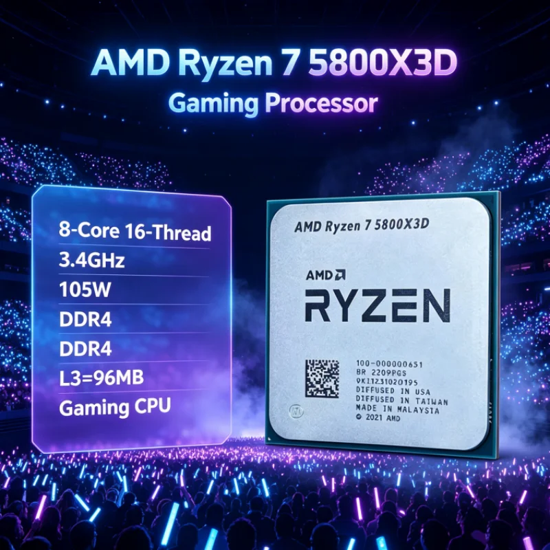 Prosesor Gaming AMD R7 5800X3D - Amd Cpu Ryzen 7 ulasan dan harga