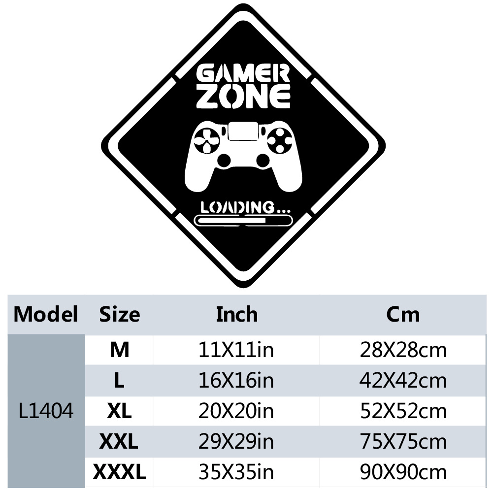 Stiker vinil dinding zona Game - Gaming Accessories Wall ulasan dan harga