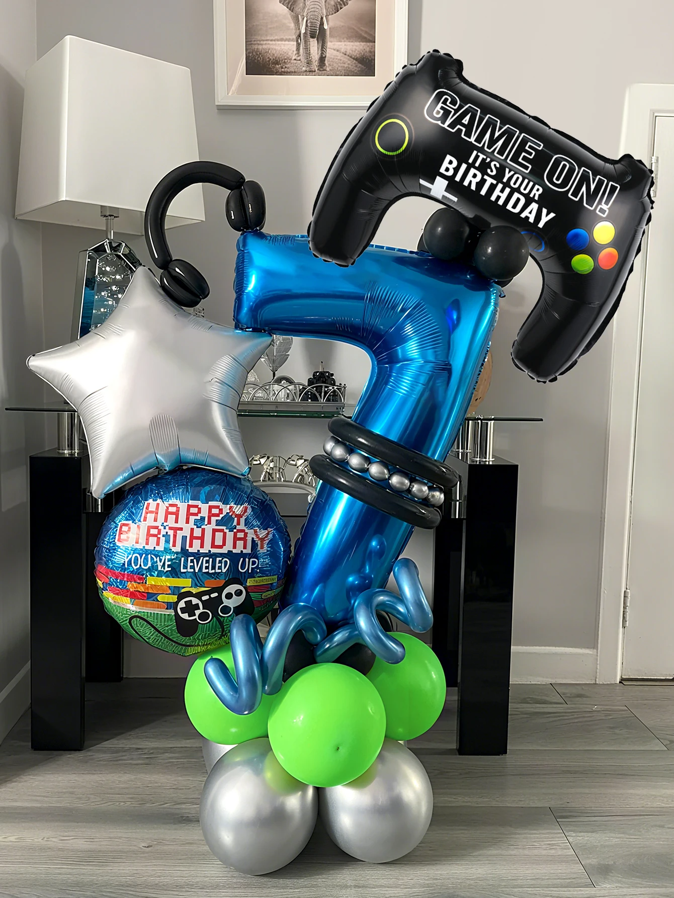 32PCS Perlengkapan Balon Tema  - Gaming Accessories Room ulasan dan harga