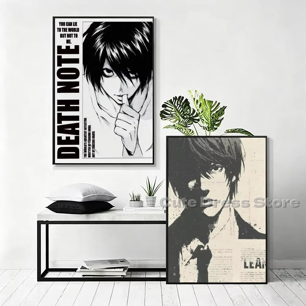 Lukisan Kanvas Death Note Tanp - Gaming Accessories Wall ulasan dan harga