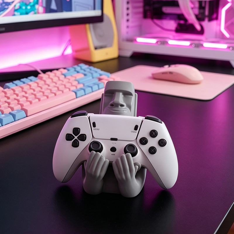 Penyangga Gamepad Resin Batu M - Gaming Accessories Room ulasan dan harga