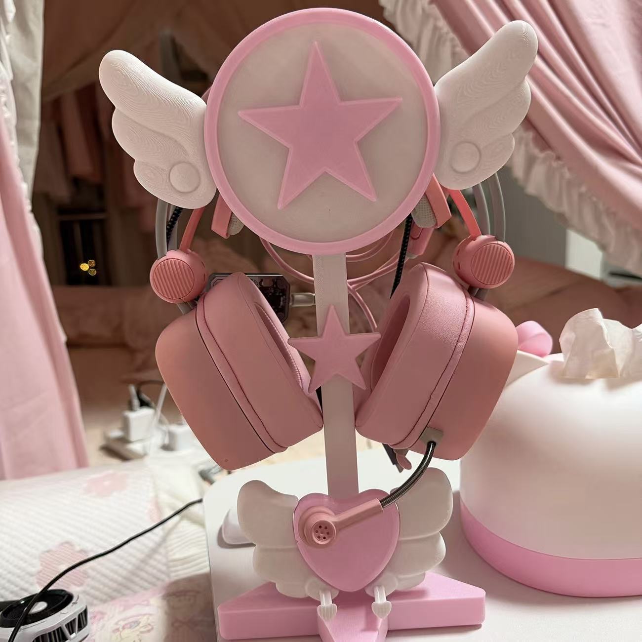 Penyangga Headphone Gaya Jepan - Gaming Accessories Kawaii ulasan dan harga